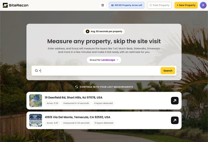 SiteRecon-KB-Scout-Enter-Property-1